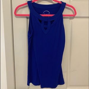 Women’s INC international concepts blue tank M